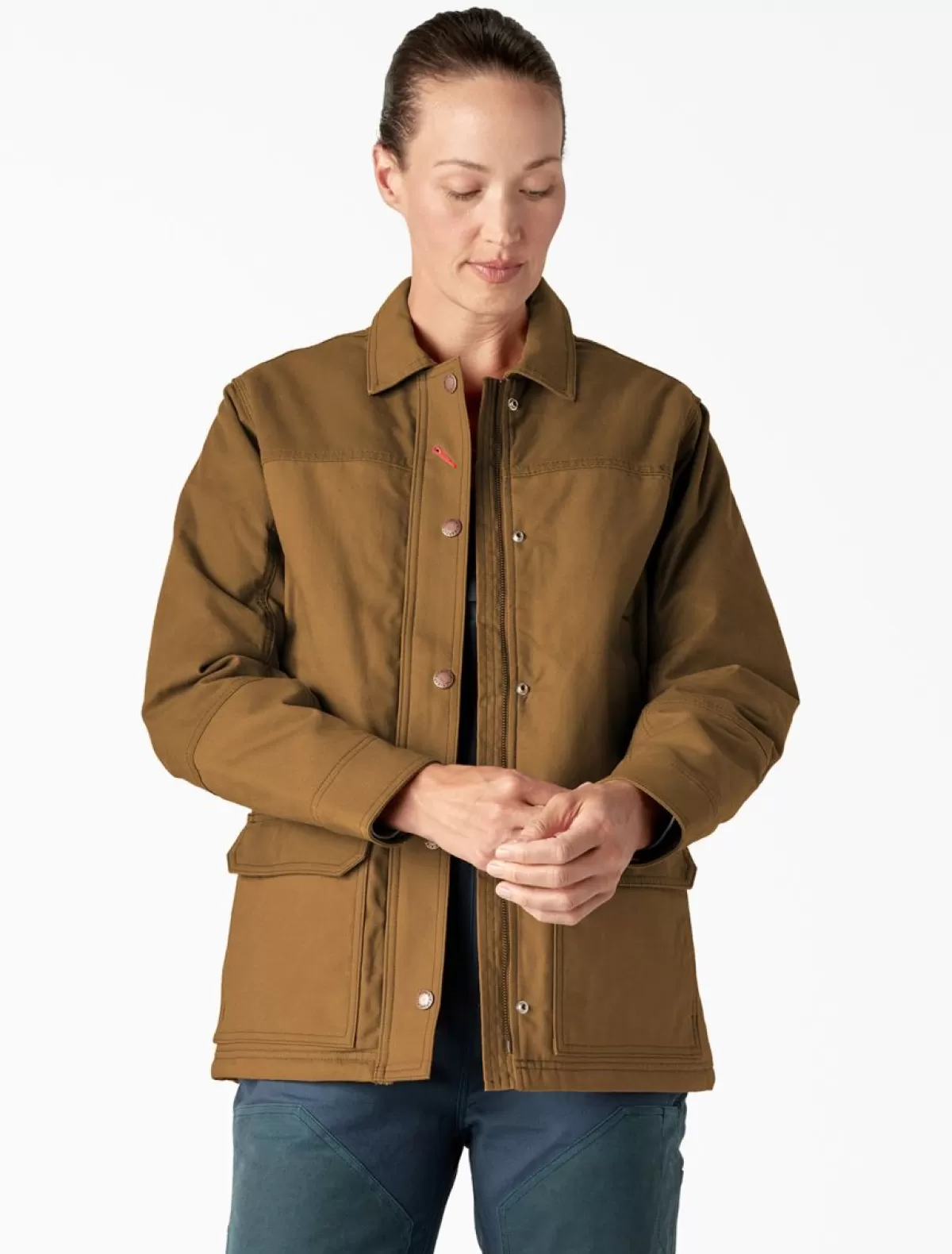Sale Coated Canvas Chore Jacket Women Work Jackets