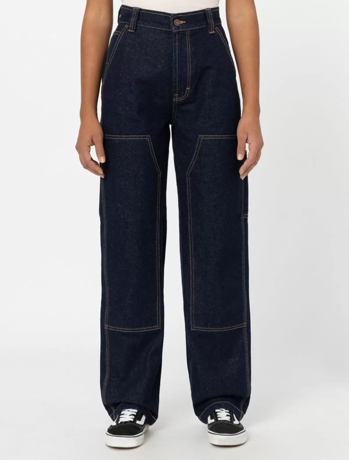 Hot Madison Double Knee Denim Trousers Women Denim | Trousers
