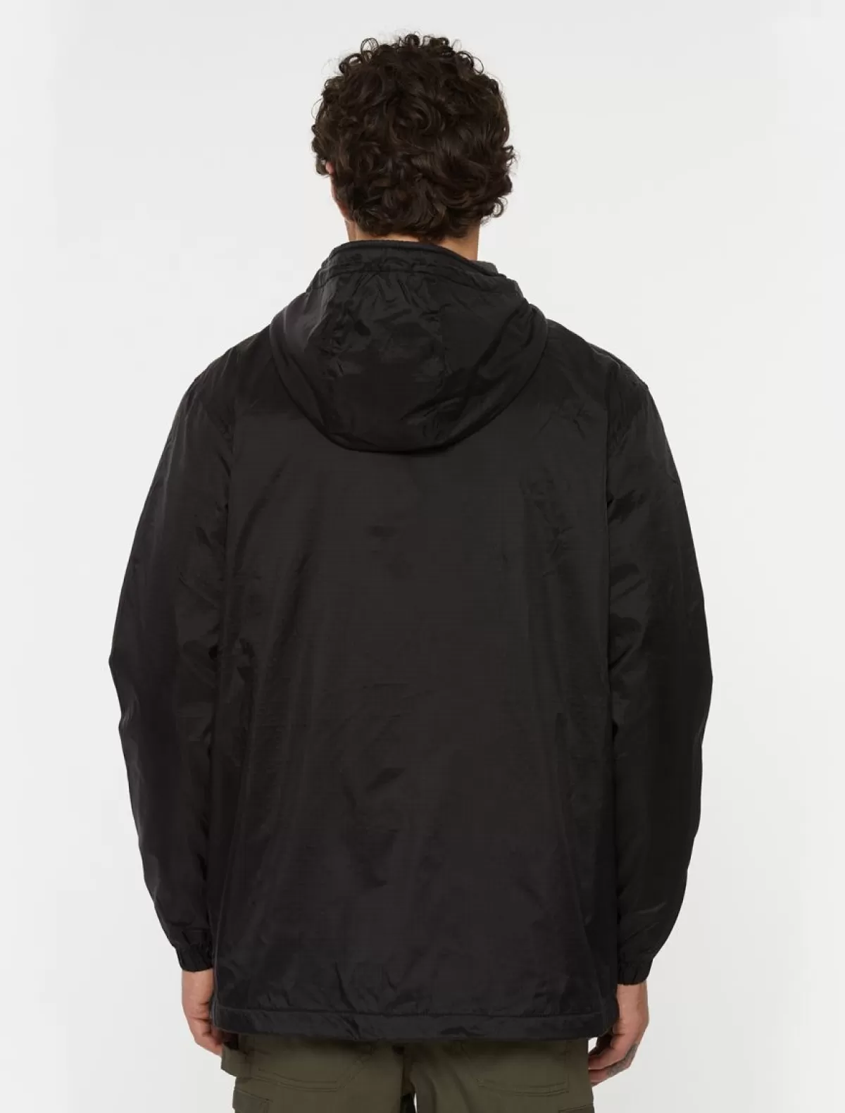 Shop Nylon Hooded Fleece-Lined Jacket Work Jackets