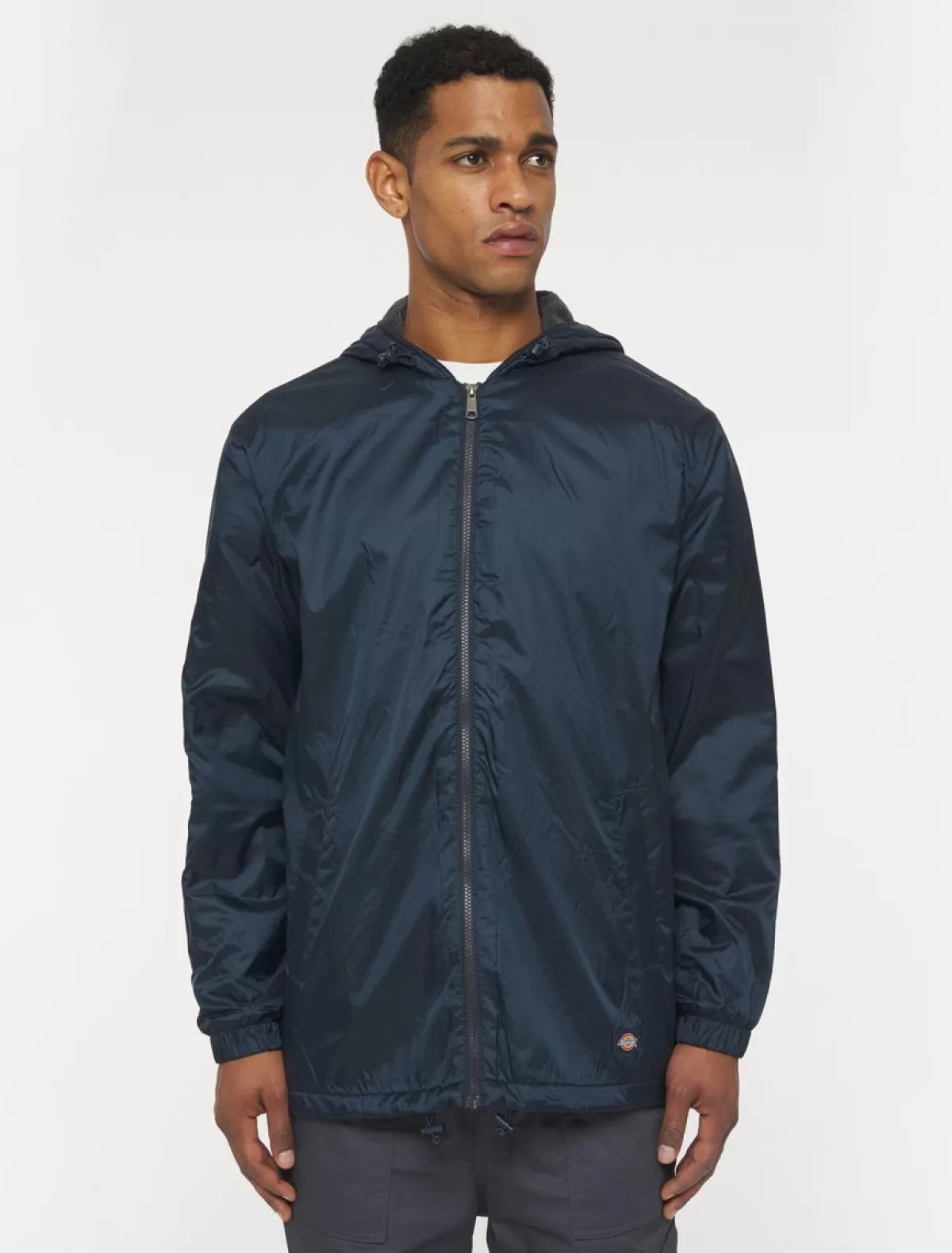 Outlet Nylon Hooded Fleece-Lined Jacket Work Jackets