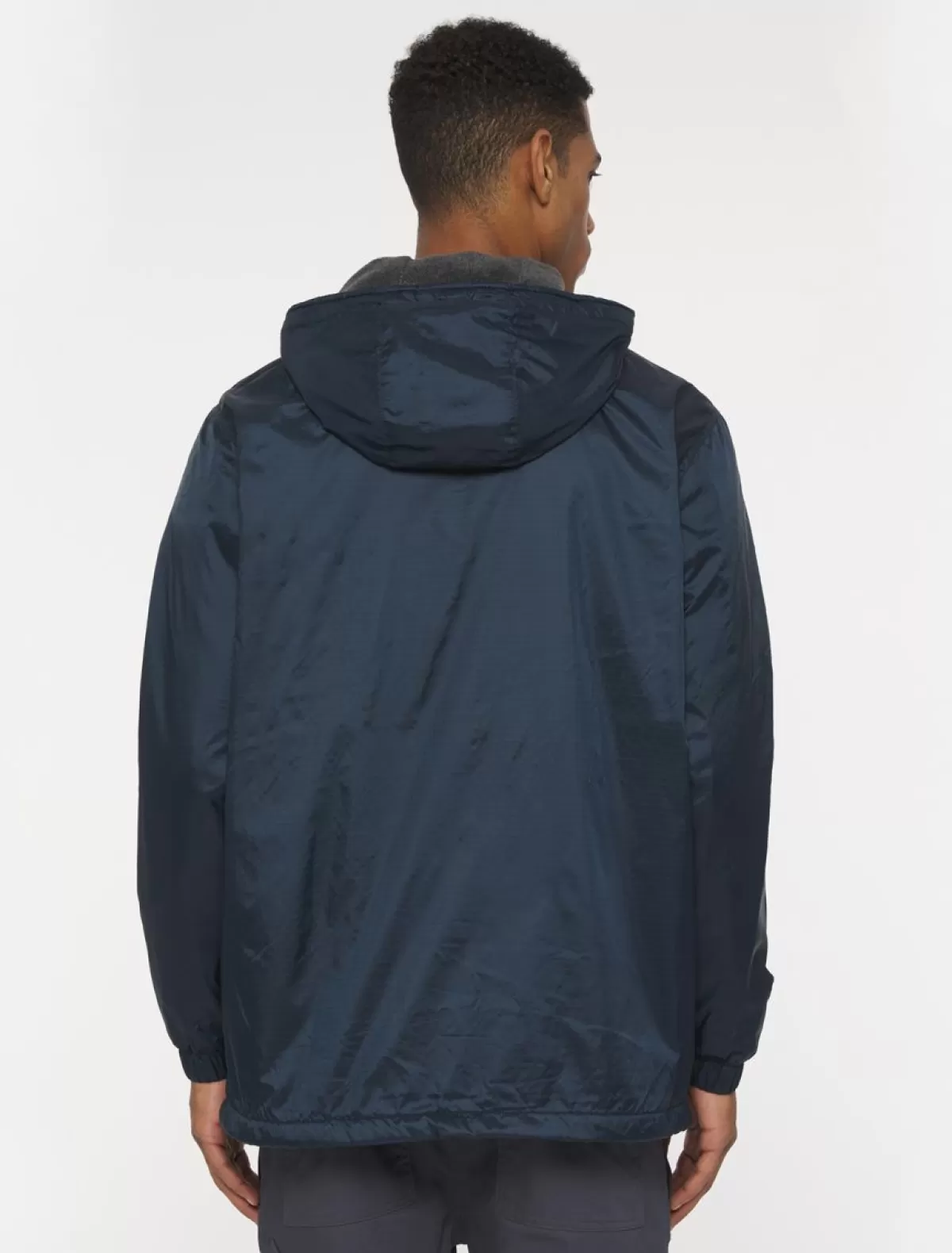 Outlet Nylon Hooded Fleece-Lined Jacket Work Jackets