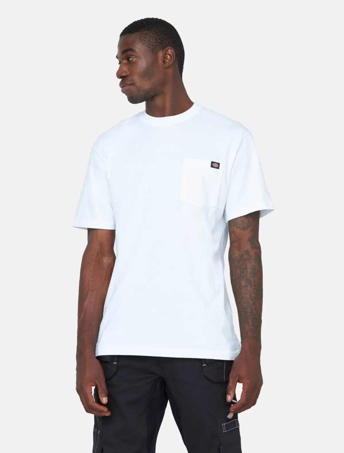 Sale Short Sleeve Pocket Cotton T-Shirt Work T-shirts