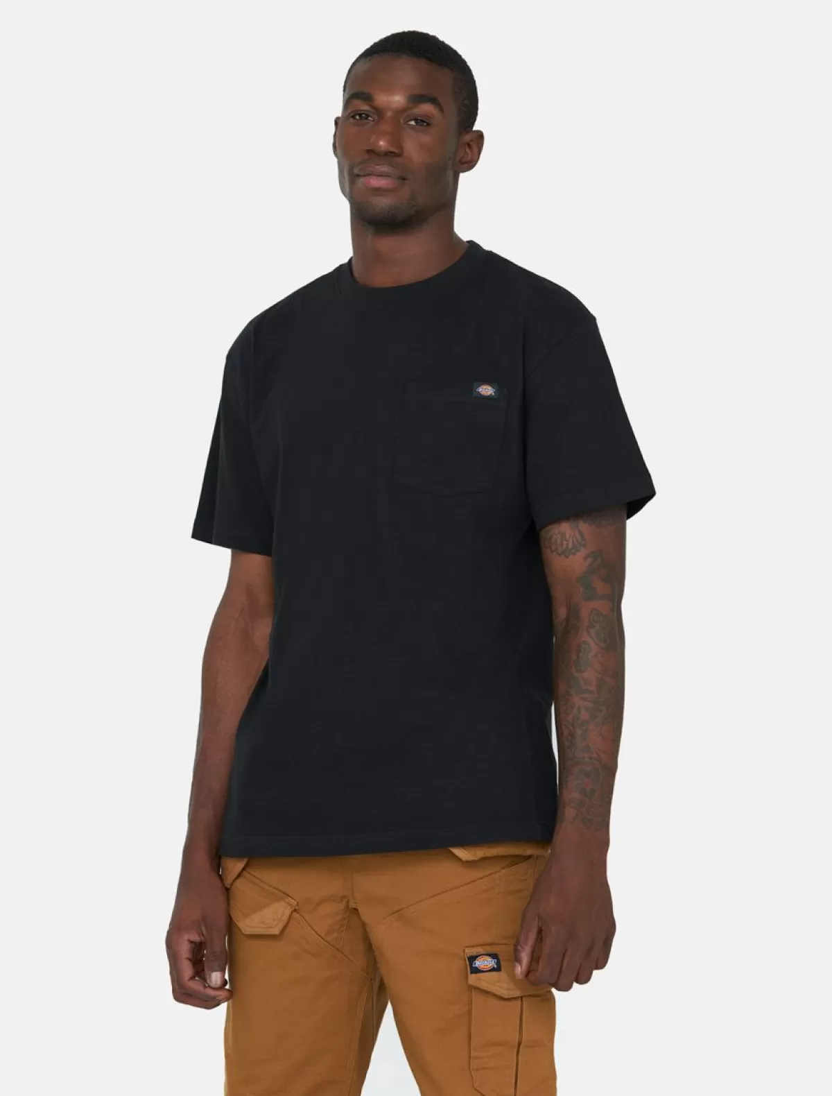 Outlet Short Sleeve Pocket Cotton T-Shirt Work T-shirts